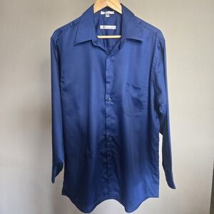 Men's Blue Dress Shirt